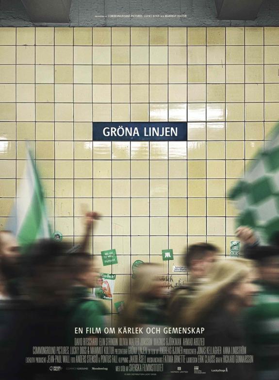Film poster for the documentary Gröna Linjen